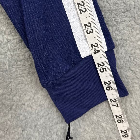 Revolve Michael Lauren Sullivan Hoodie Blue White Sleeve Stripes Size M NWT - Picture 7 of 10